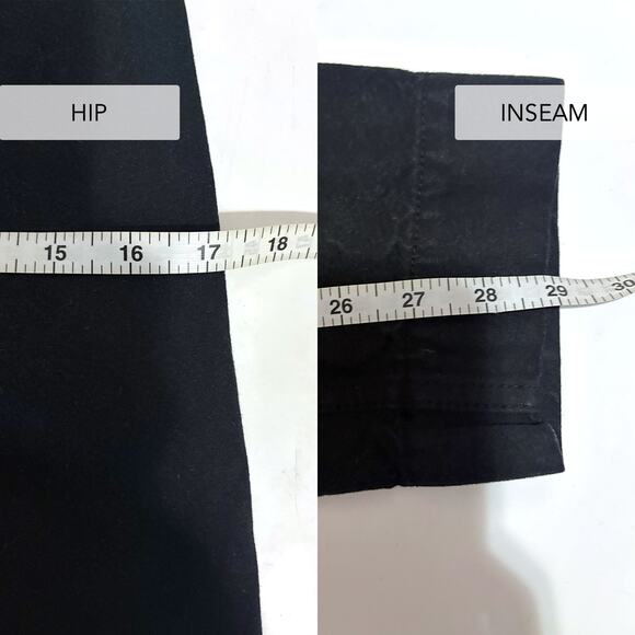 JESSE KAMM Ranger 100% Cotton Canvas Pants in Black Size 2 - Picture 15 of 15